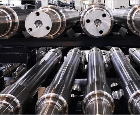 Tempa Baja Paduan 86crmov7 18crnimo7-6 Poros Rotor Baja Digunakan Dalam Mesin