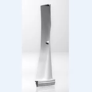 Pisau Turbin Stainless Steel Tempa berukuran besar S355 Pisau Turbin baja