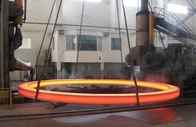 AISI4140 SAE1045 Hot Forging Steel Rings Milling Surface Untuk Menara Angin